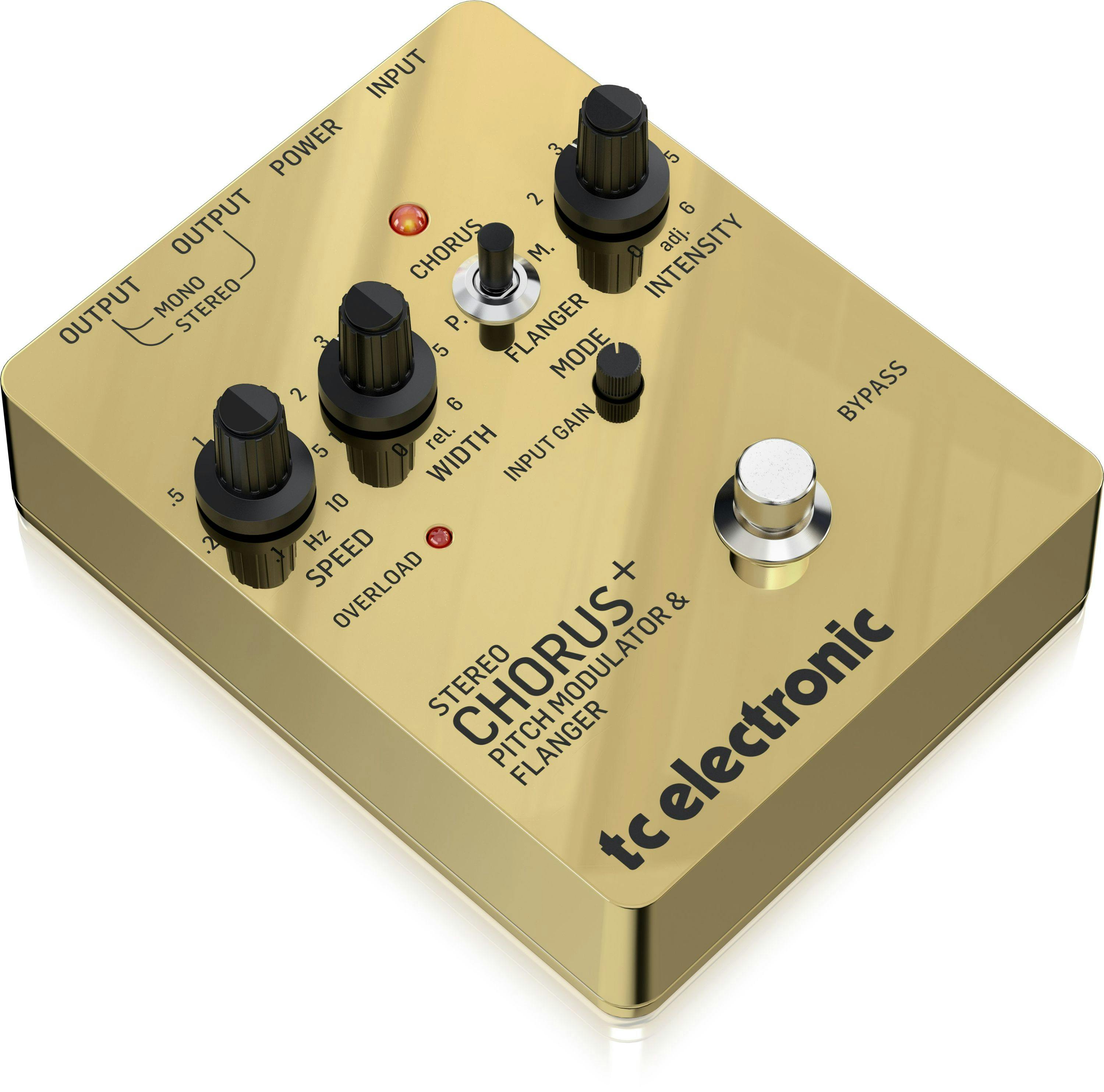 TC Electronic 45th Anniversary Special Edition SCF Gold Stereo Chorus  Flanger Pedal - Andertons Music Co.